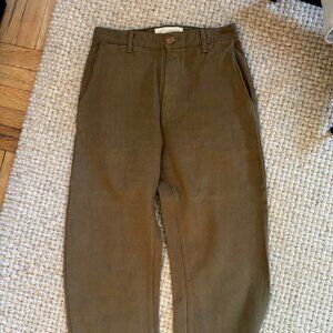 Cotton/Linen blend denim pants